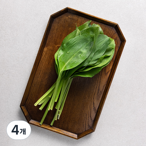 국내산 명이나물, 200g, 4개