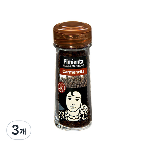 카르멘시타 통흑후추, 47g, 3개