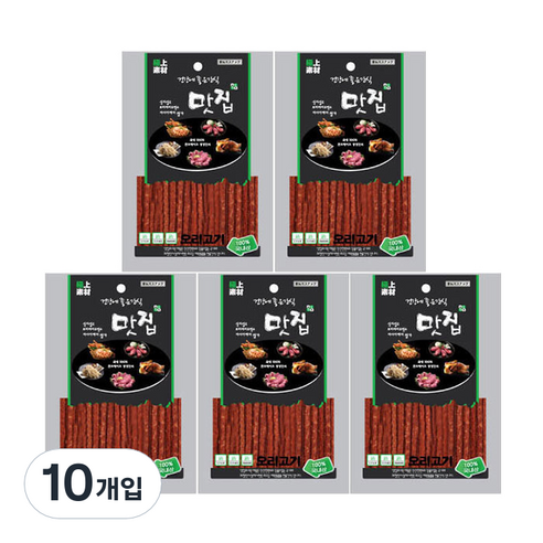 극상소재 애견 애묘겸용 건강에 좋은간식 맛집, 오리고기맛, 100g, 10개