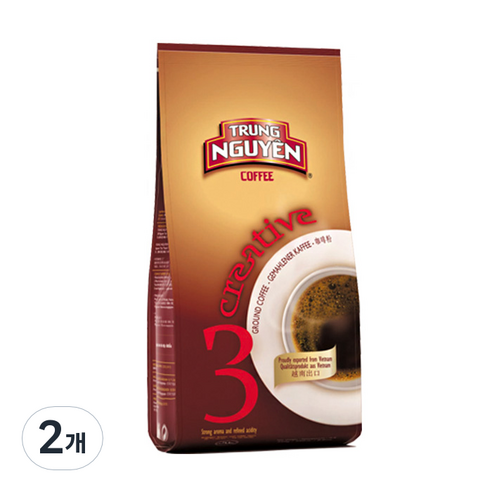 쭝웬 G7 크리에이티브3 분쇄커피, 250g, 2개