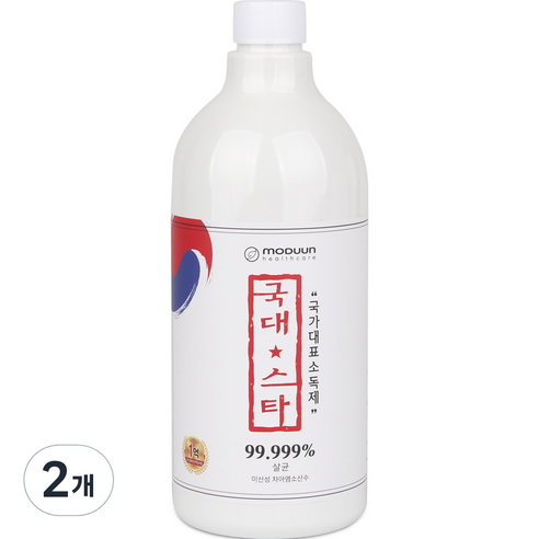 국대스타 살균소독제 리필용, 1L, 2개