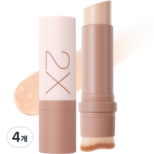 조성아TM 슈퍼 핏 커버 파운데이션 2 x 12g, 4개, 1호 라이트 베이지
