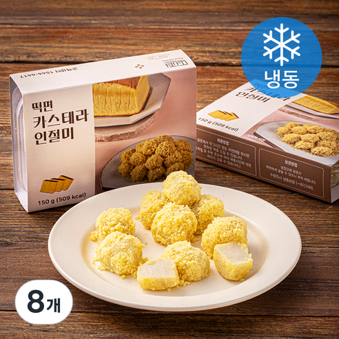 떡편 카스테라 인절미 (냉동), 150g, 8개