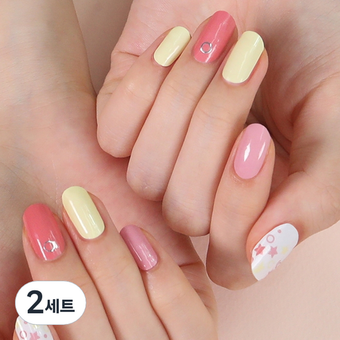 젤리넬리 네일스티커, 별꽃놀이, 2세트