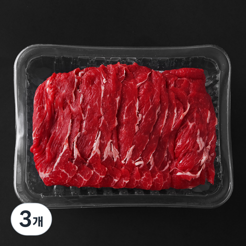 호주산 소고기 앞다리 불고기용 (냉장), 3개, 400g