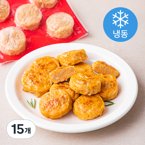 Rally 닭가슴살 볼 땡초 (냉동), 100g, 15개
