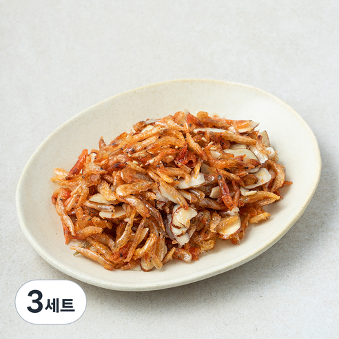우리아이튼튼 아몬드 보리새우 볶음 만들기 세트 140g, 3세트