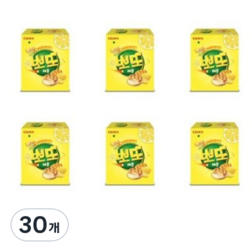 뽀또 크래커 샌드 레몬, 92g, 30개