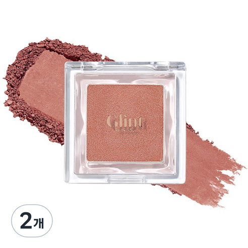 Glint 베이크드 블러쉬 블러셔 2.4g, 09 번트 시에나, 2개
