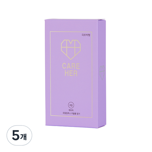 남성용콘돔 CARE HER ULTIMATE ULTRA THIN, 8개입, 5개