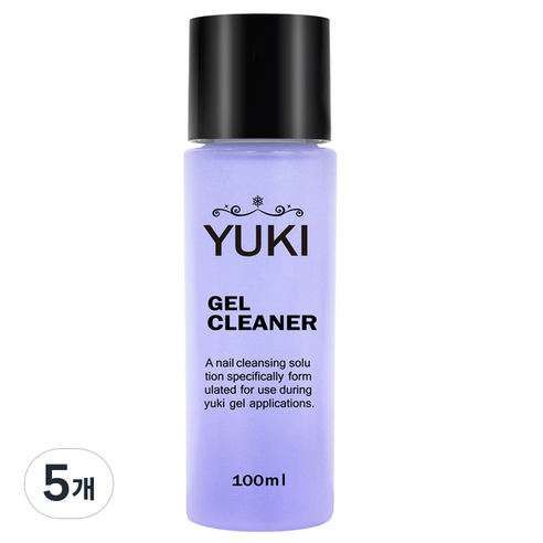 유키 젤 네일 클리너, 100ml, 5개
