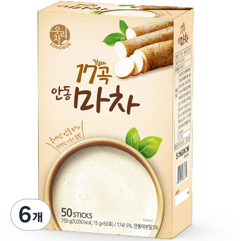 우리차 17곡 안동 마차, 50개입, 6개, 15g