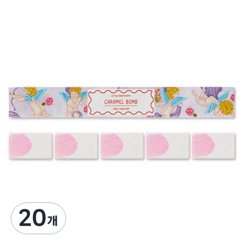 리틀스윗바스 입욕제 거품 목욕 배쓰밤 팅커벨, 150g, 20개