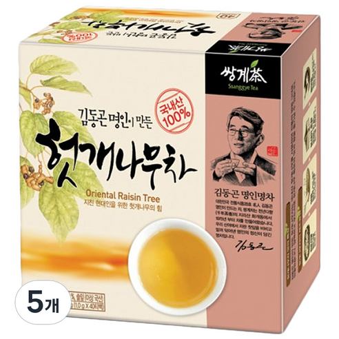 김동곤명인이만든헛개나무차, 1g, 40개입, 5개