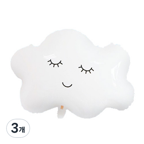 은박풍선 장식, 구름, 3개