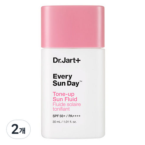 닥터자르트 에브리 선 데이 톤업 선 플루이드 SPF50+ PA++++, 30ml, 2개 스킨케어