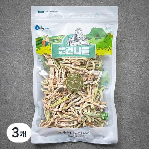 프롬제주 제주산 무말랭이, 200g, 3개