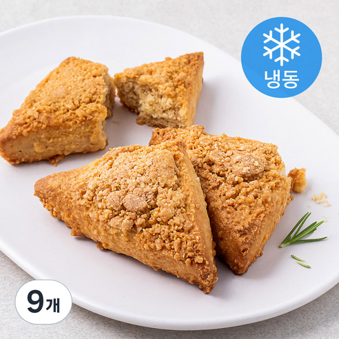 제로베이커리 제로스콘 크럼블 (냉동), 65g, 1개입, 9개