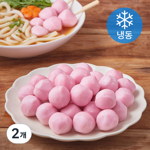 지엔씨푸드 피쉬볼 레드 (냉동), 500g, 2개