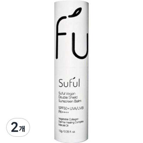 시스터톡수풀 Suful 더블쉴드 선밤 SPF50+ PA++++, 10g, 2개