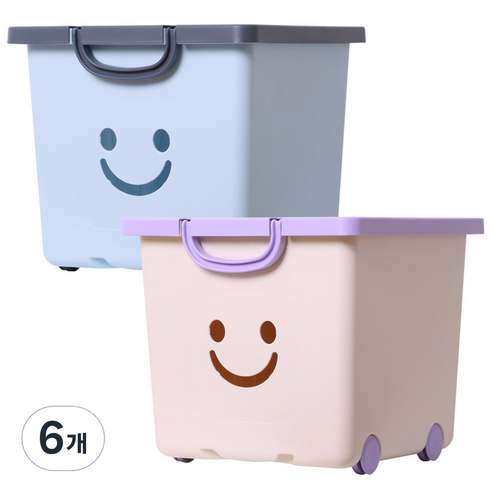 보노하우스 모던 해피박스, 모던블루, 아이보리, 6세트
