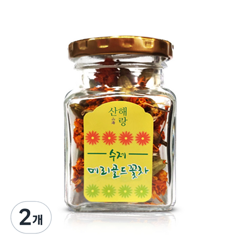 산해랑 메리골드 꽃차, 12g, 1개입, 2개