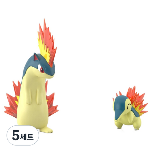 반다이 포켓몬 스케일 월드 성도지방 브케인 & 마그케인 피규어 세트, 5세트