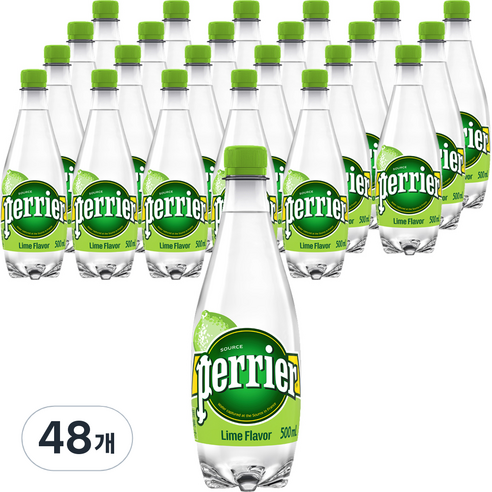 페리에 라임 탄산수, 500ml, 48개