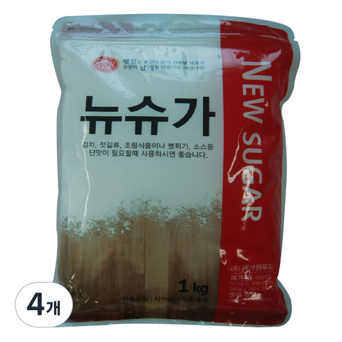 해가원 햇살나래 뉴슈가, 1kg, 4개