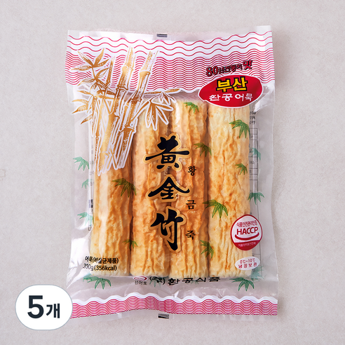 환공어묵 황금죽, 300g, 5개