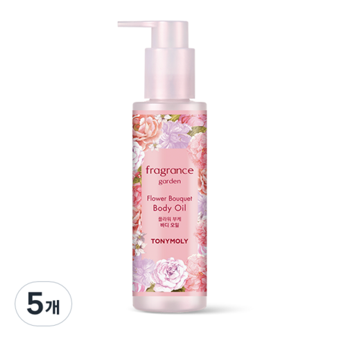토니모리 프레그런스 가든 플라워 부케 바디오일, 150ml, 5개
