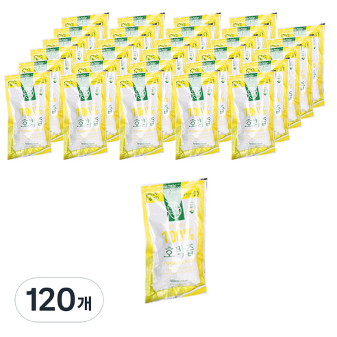 착한톡톡 100% 호박즙, 120개, 100ml
