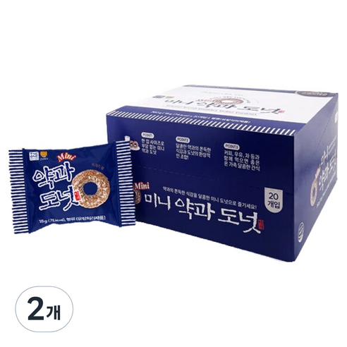 mini 약과도넛, 360g, 2개