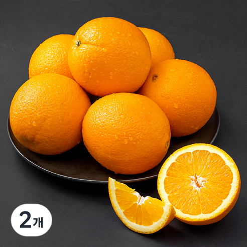 신세계푸드 고당도 네이블 오렌지 점보, 2.1kg(7~8입), 2개