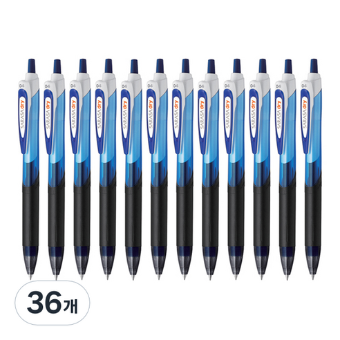 제브라 사라사드라이 젤잉크펜 0.4mm, 36개, 블루