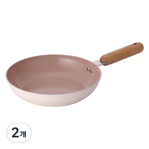 네오플램 인덕션 쉐프마스터 에어리 IH 경량 프라이팬 415mm, 24cm, 2개