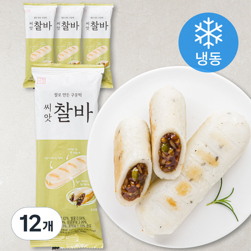 서울마님 씨앗 찰바 (냉동), 120g, 12개