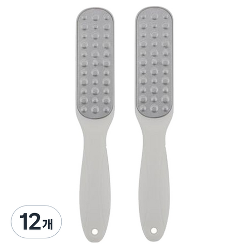 아늑공간 발바닥 뒷꿈치 각질제거기 화이트, 1개입, 12개, 100g