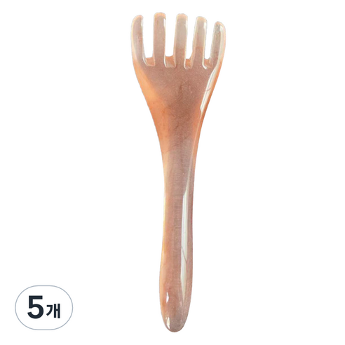 도이뮤 얼굴 두피 괄사 마사지기, 03, 5개