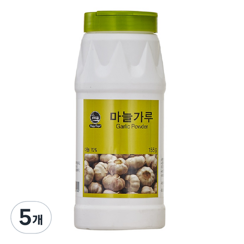 초야식품 마늘가루, 155g, 5개