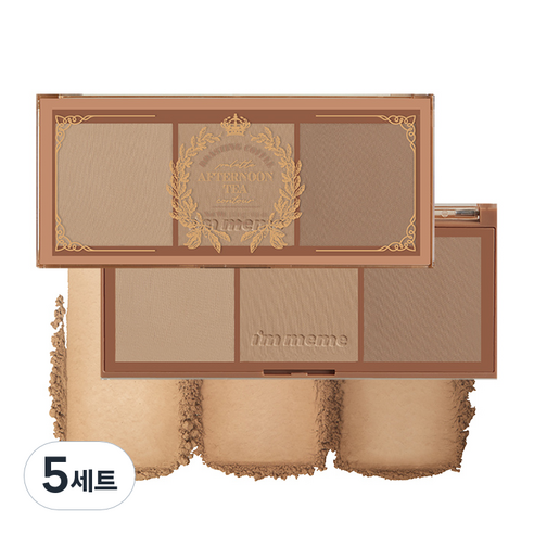 아임미미 아임 애프터눈 티 컨투어 팔레트, 01 로스팅커피, 5개