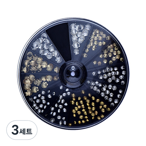 천사네일 메탈조가비찌세트, 3세트