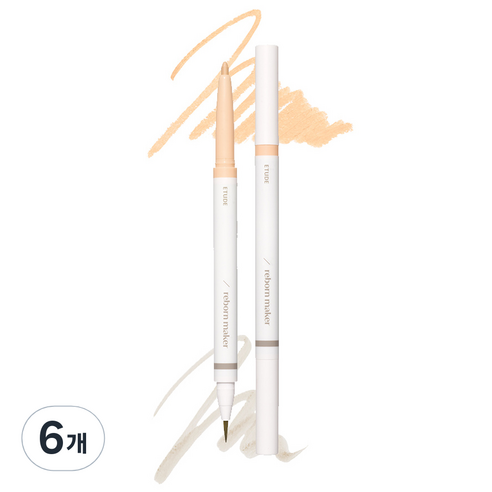 에뛰드 재창조 메이커 아이섀도, 내추럴트임, 6개