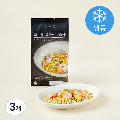 쵸이닷 봉골레 파스타 (냉동), 277g, 3개