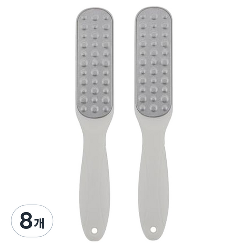 아늑공간 발바닥 뒷꿈치 각질제거기 화이트, 1개입, 8개, 100g