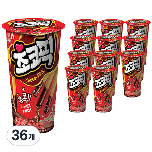 초코픽, 45g, 36개