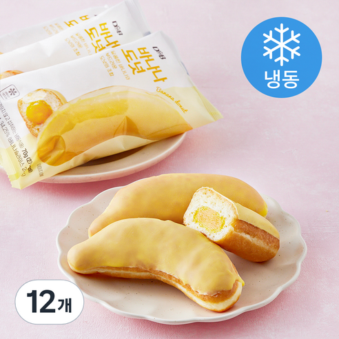 디엔비 바나나도넛 (냉동), 70g, 6개입, 2개
