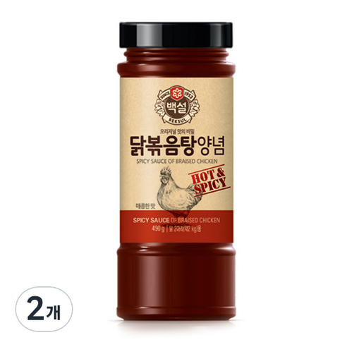 백설 닭볶음탕 양념, 490g, 2개