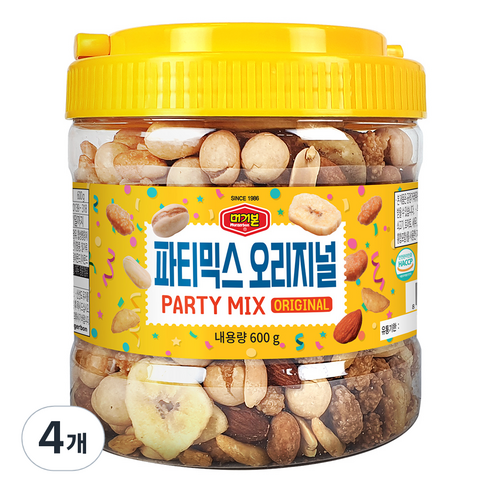 머거본 파티믹스 오리지널, 600g, 4개