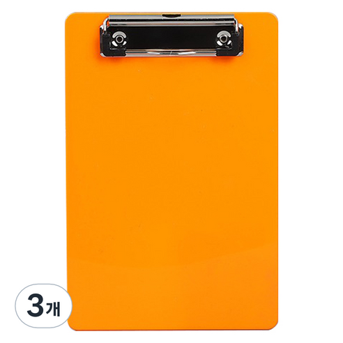 로이 카페 식당 메뉴판 클립보드, A06 orange, 3개
